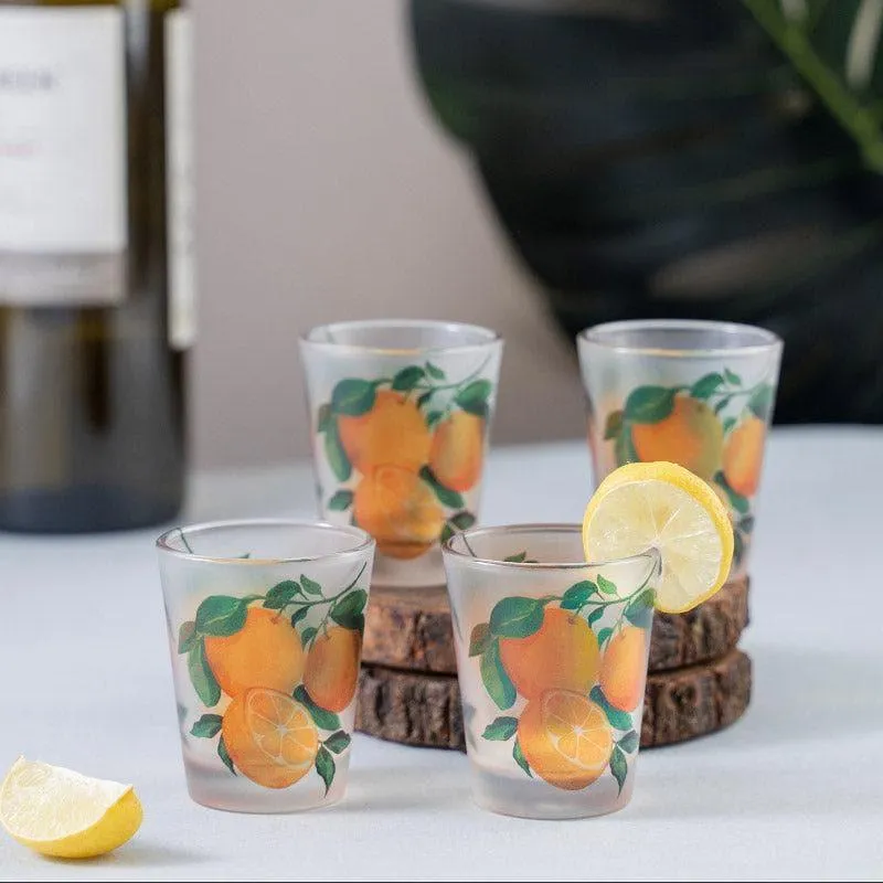 Tangerine Shot Glass (30 ml) - Set Of Four media 1