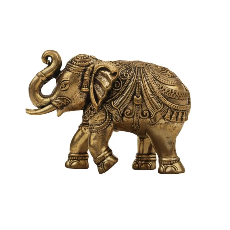 Divine Elephant Brass Showpiece media 4