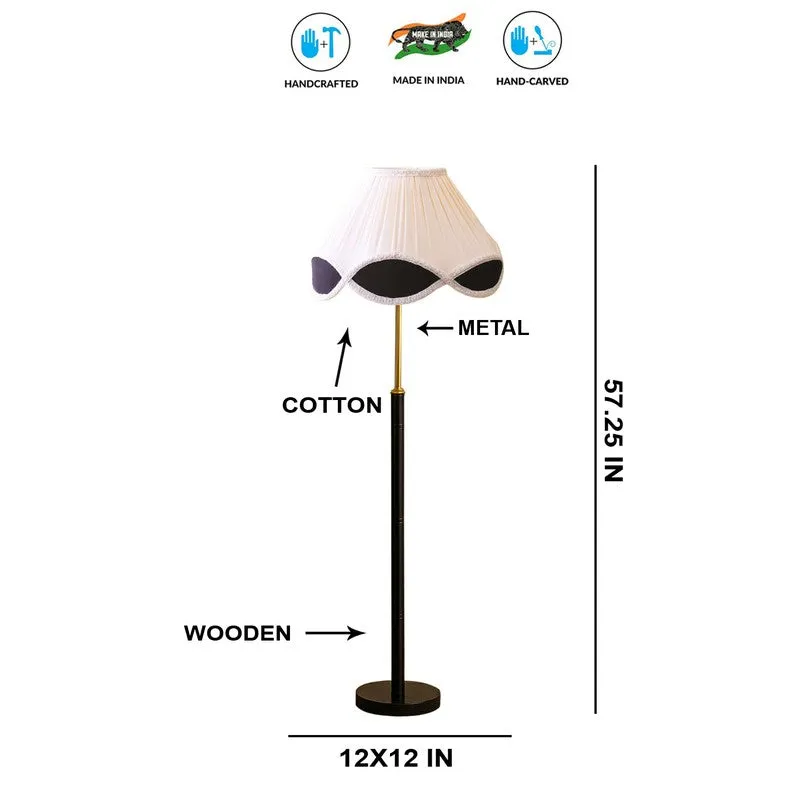Terra Light Wooden Floor Lamp - White media 8