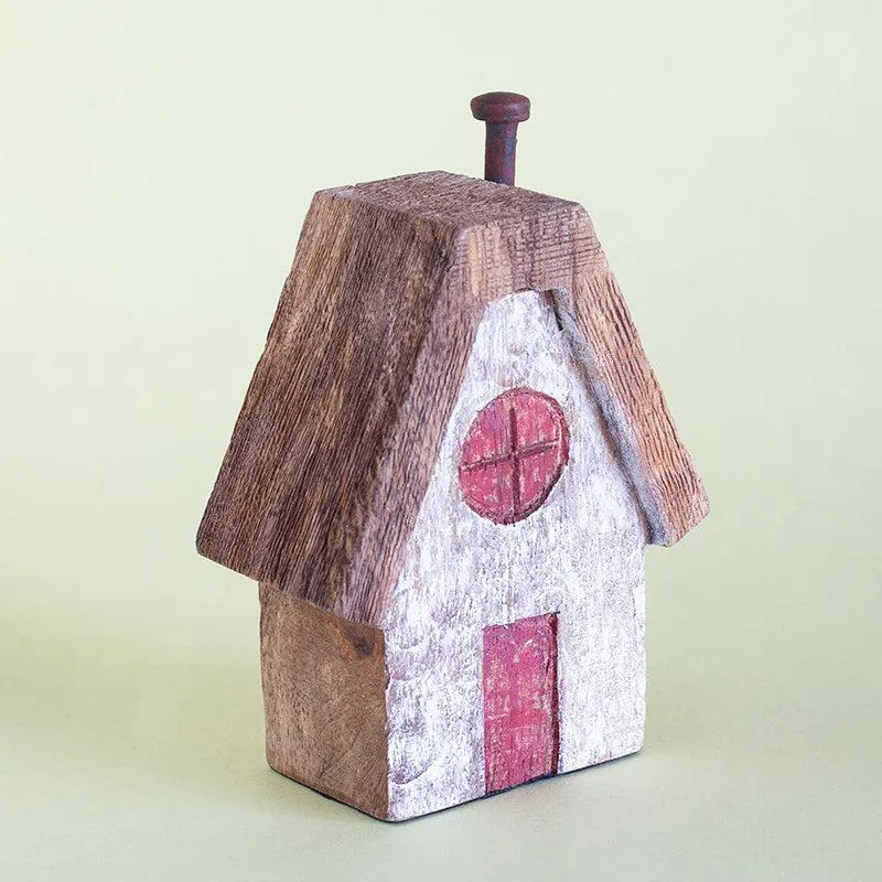 Tiny Homes Wooden Paperweight - White media 5
