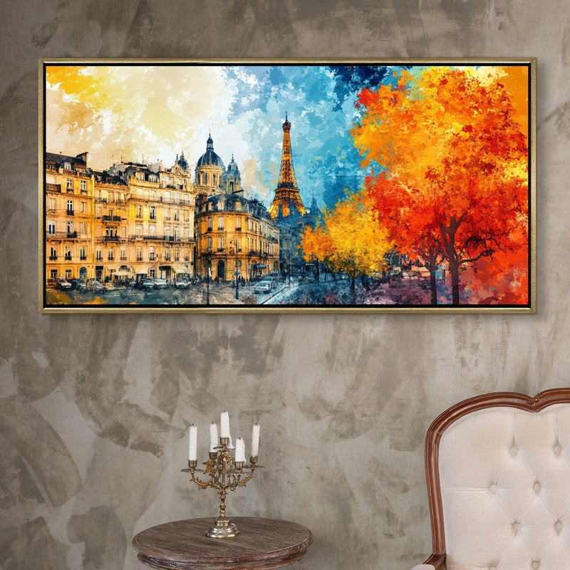 Metropolitan Muse Canvas Wall Painting With Frame