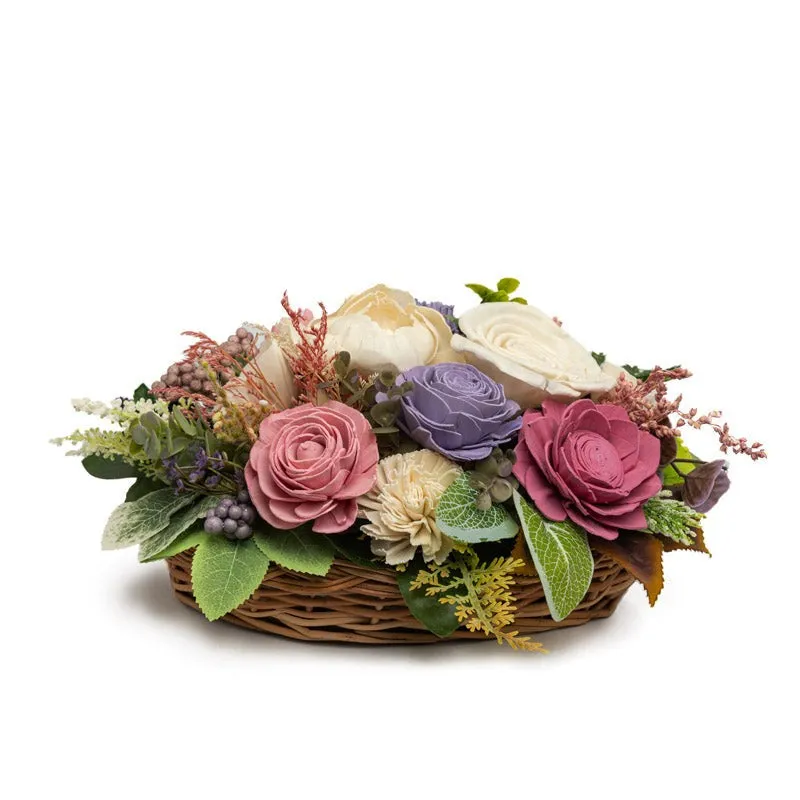 Dalfol Solawood Artificial Flower Basket media 6