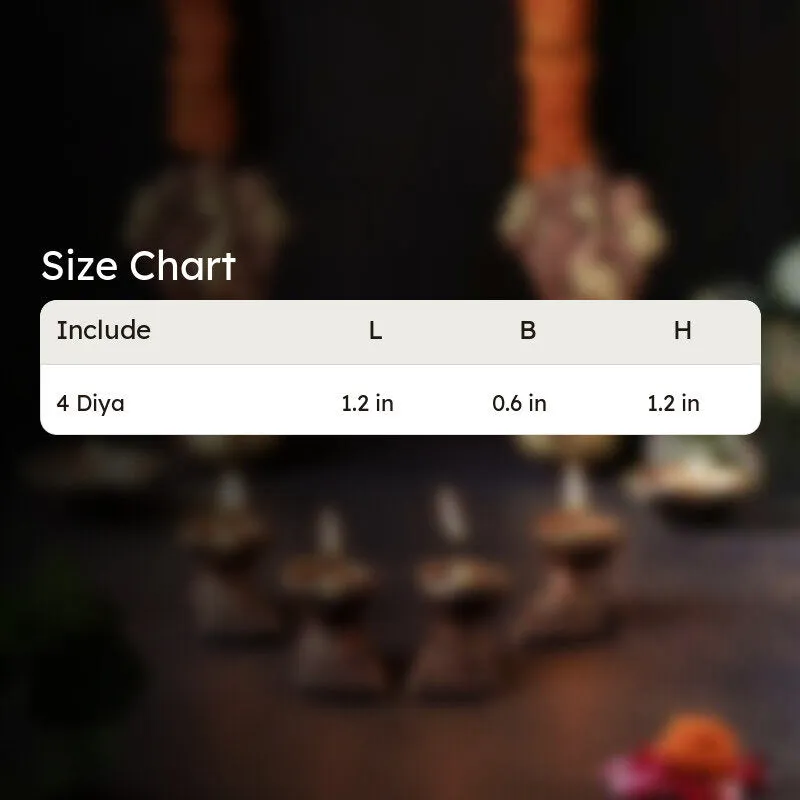 Charan Diya - Set Of Four media 13