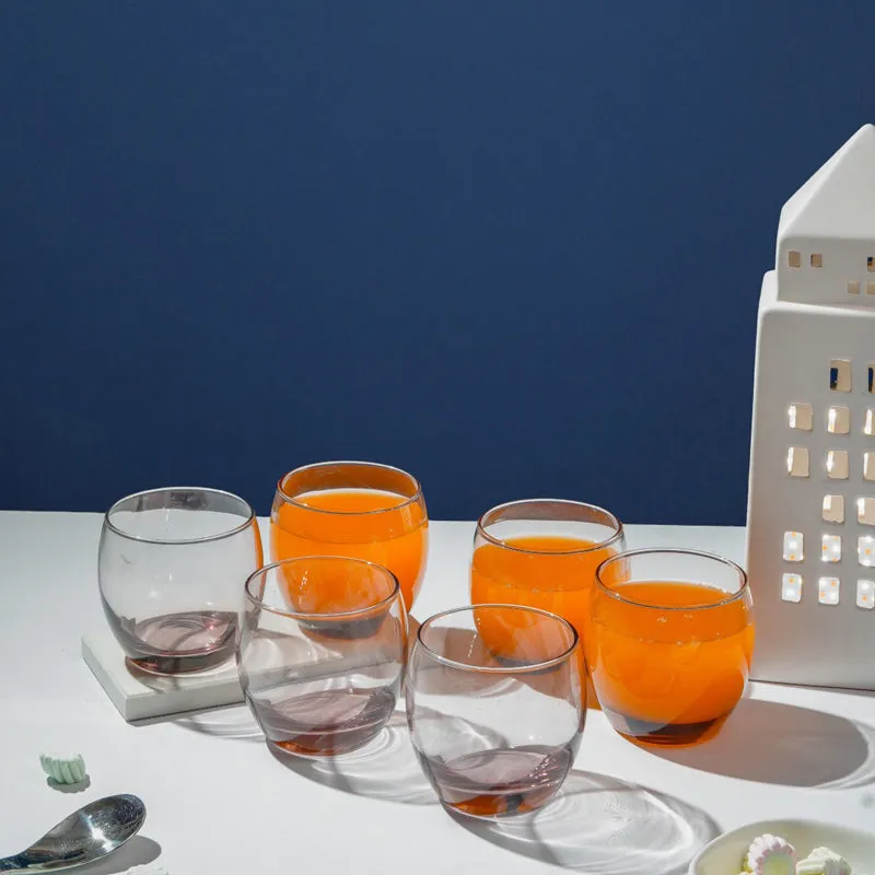Luminarc Salto Whiskey Glass (320 mL/Pink) - Set Of Six media 3