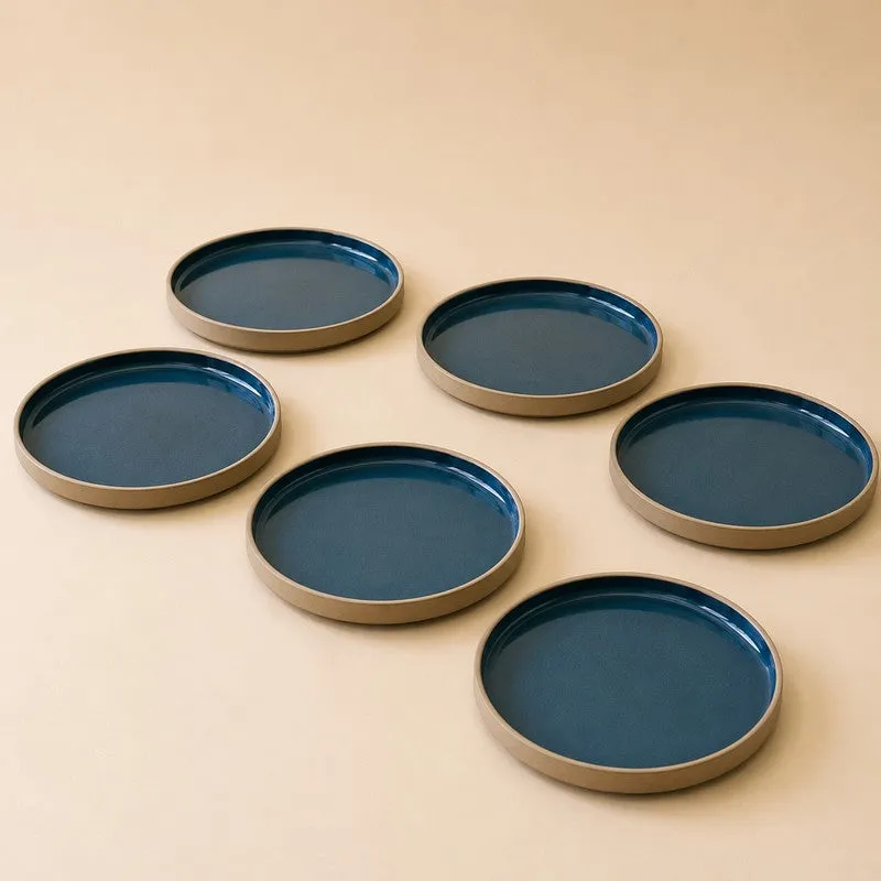 PetiteServe Ceramic Quarter Plate - Set of Six - 6