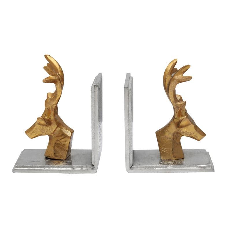 Deer Dimera Book Ends (Gold & Silver) - Set Of Two media 3