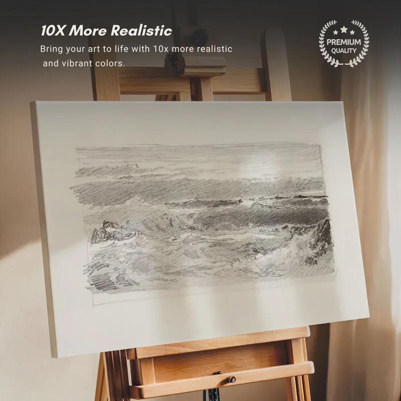 Silver Waves Wood Wall Art media 7