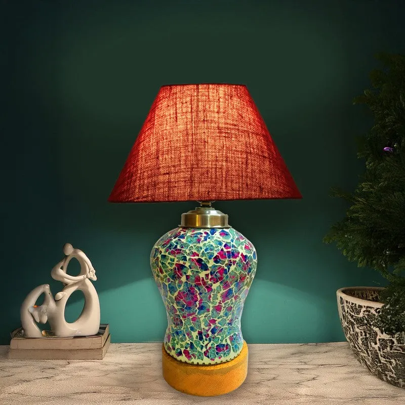 Gleon Wooden Table Lamp - Multicolor media 1