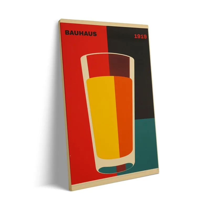Orange Glass Archival Canvas Wall Art - Black Frame media 7