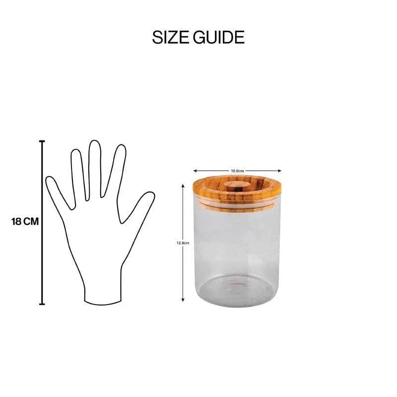 CandyMax Glass Jar With Wooden Lid (660 mL Each) - Set of Two media 6