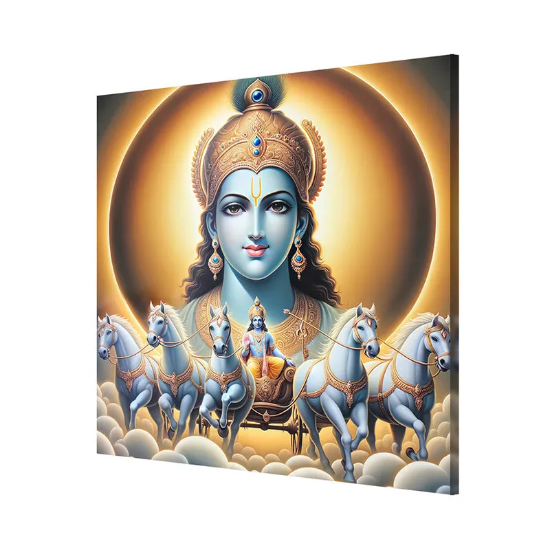 Adithya Ratha Poly Canvas Wall Painting media 5