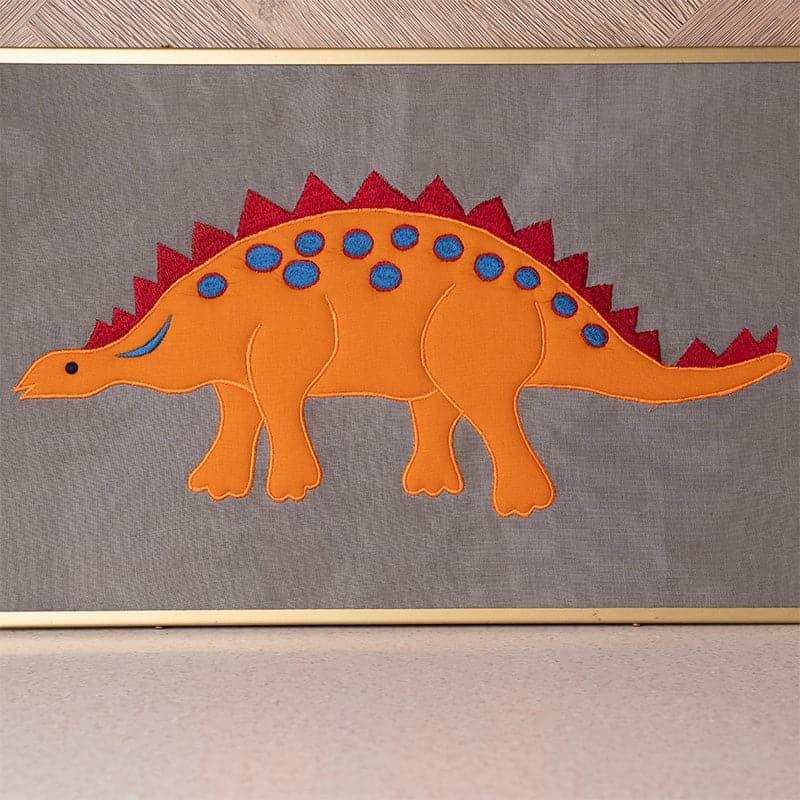 Stegosaurus Roar MDF & Fabric Wall Accent  - Dino Buddies Collection media 3