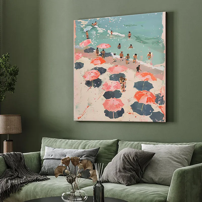 Summer Beach Wall Painting media 4