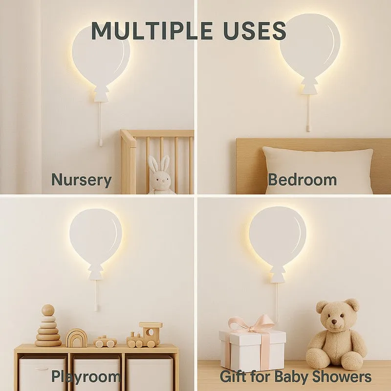 Tiny Tales Balloon  Battery Operated MDF Wall Lamp media 5