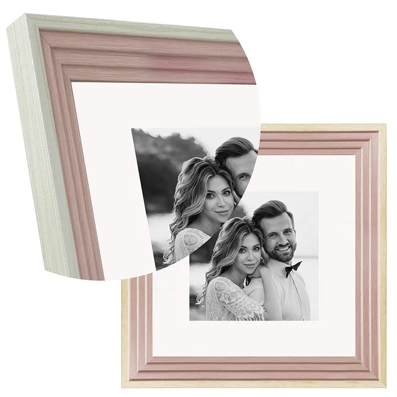 Time & Timber Lite Photo Frame (Pink) - Set Of Four media 4