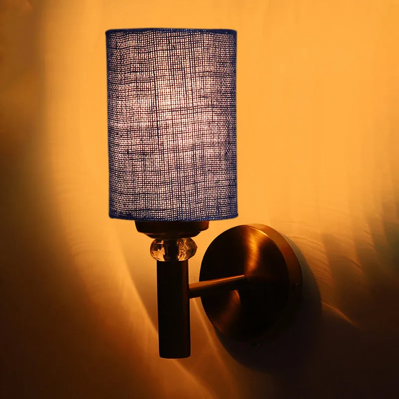Sienna Jute Wall Lamp - Blue media 5