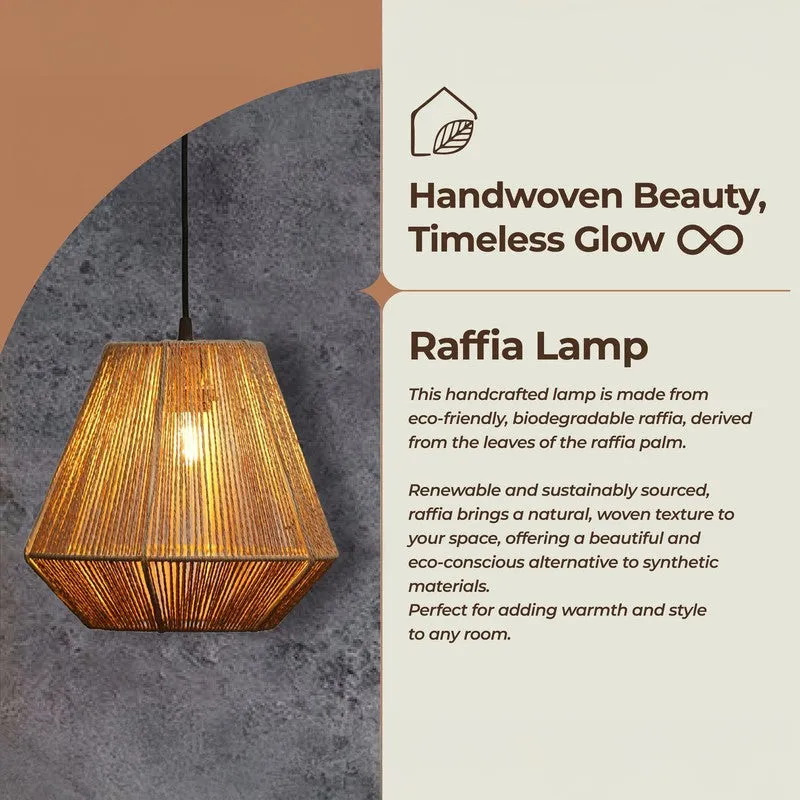 Brennor Raffia Ceiling Lamp media 8