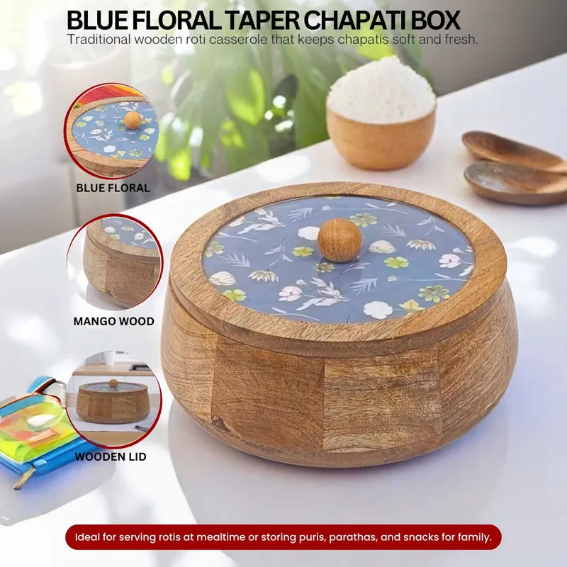 Rasva II Wood Roti Box - Blue media 3