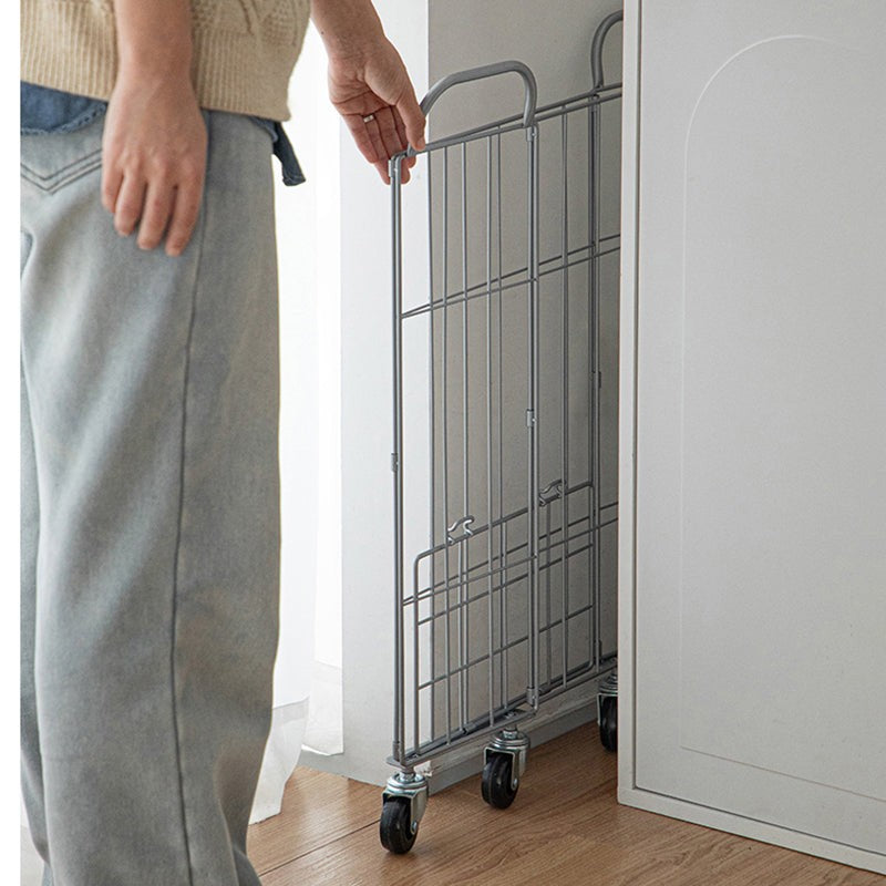 Rove Steel Storage Basket With Wheels media 9