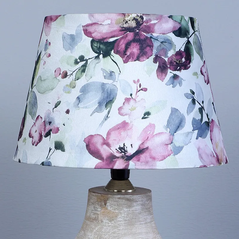 Lumikko Ming Printed Mango Wood Table Lamp - Multicolor media 3