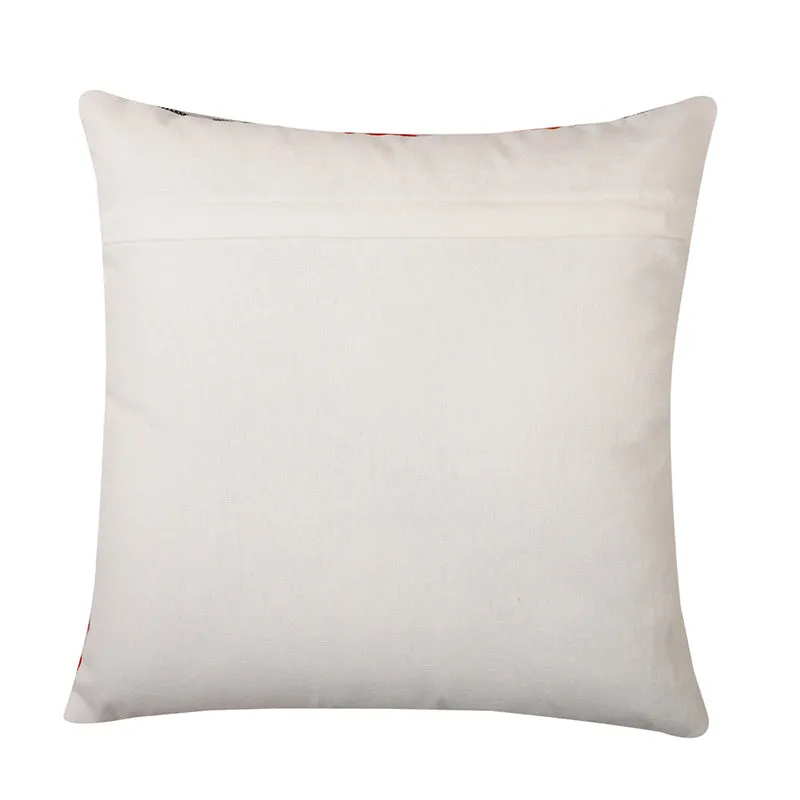 Threaded Crest Cotton Cushion Cover media 5