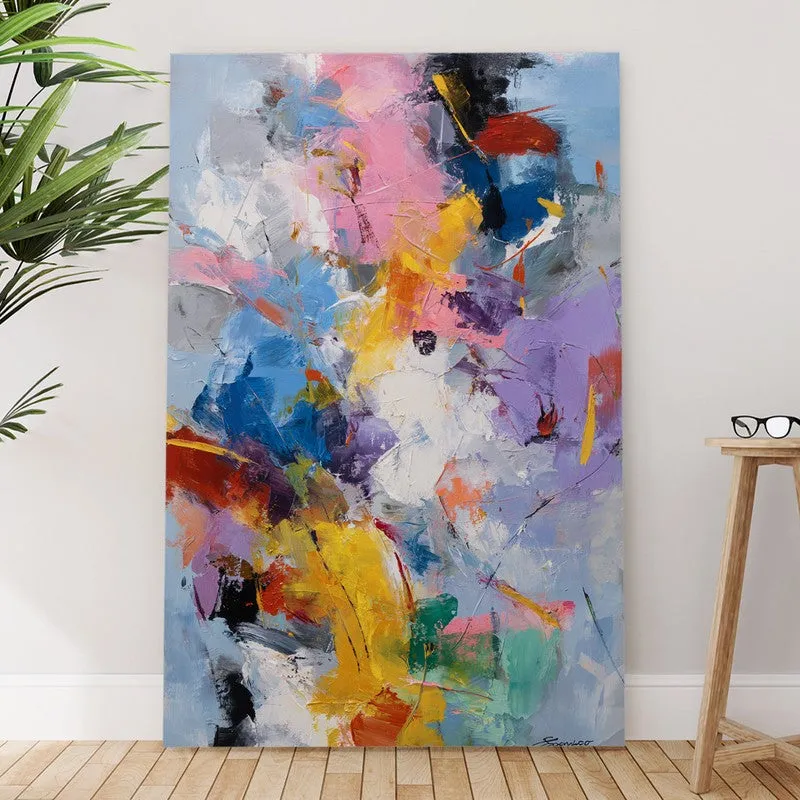 Pigment Surge Grid Canvas Wall Art media 6