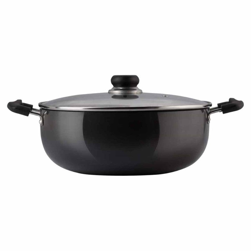 Vinod Cenric Hard Anodised Kadhai With Lid - 1600 mL/7 Inches media 4