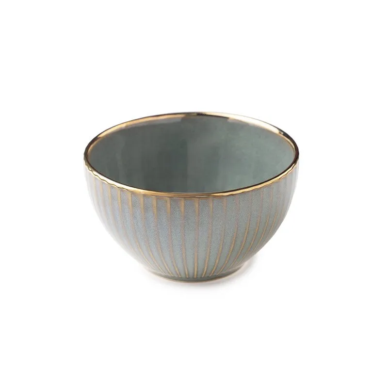 Ornella Soup Bowls (Green,350 mL Each) - Set Of Four media 5