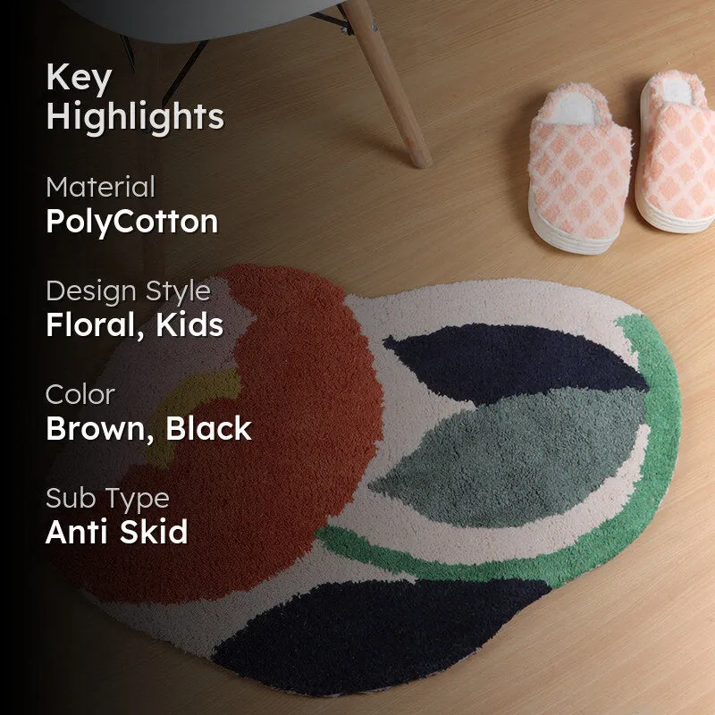 Tulip Twist Poly Cotton Bath Mat media 2