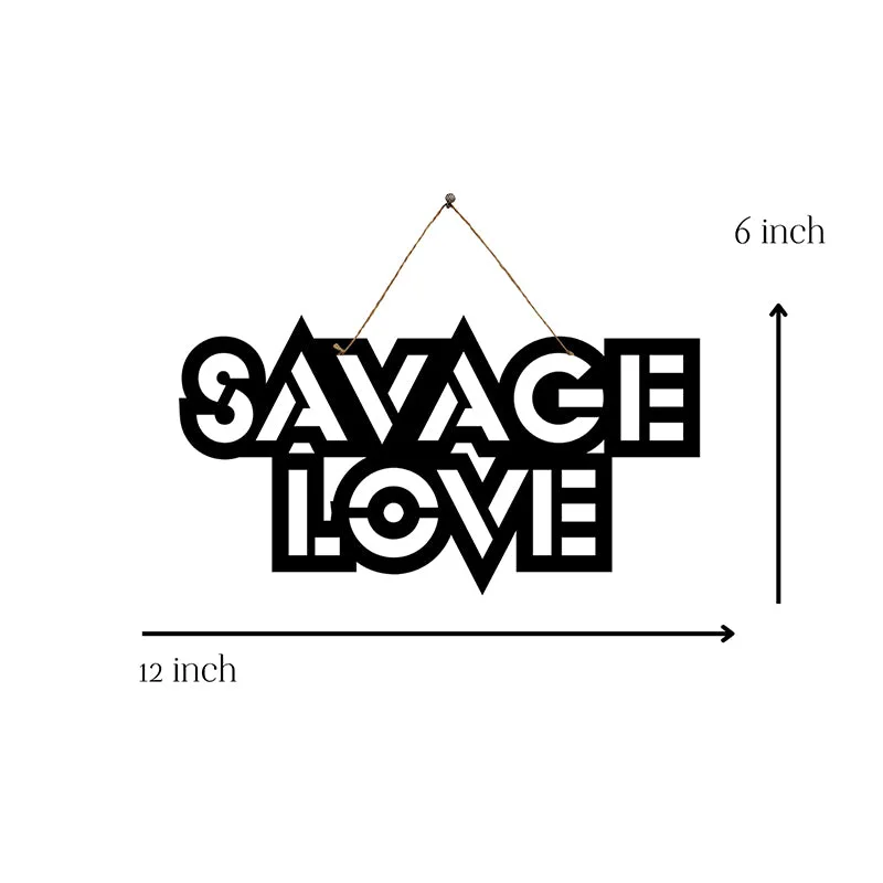 Savage Love Mild Steel Wall Accent media 5