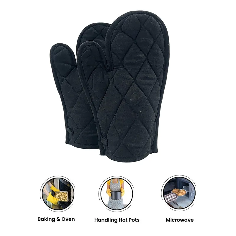 Swayam Garde Kitchen Gloves (Black) - Set Of Two media 7