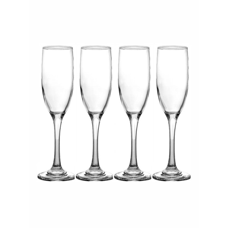Glass Wine Glasses (180 mL Each) - Set Of Four media 4