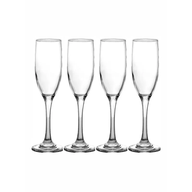Glass Wine Glasses (180 mL Each) - Set Of Four media 4