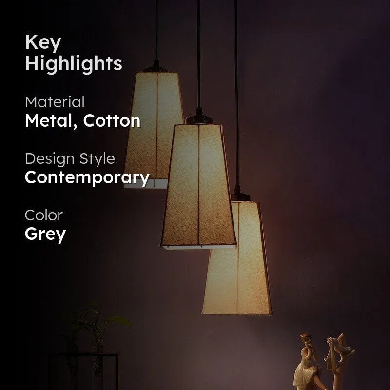 Shadowlux Triple Metal Ceiling Lamp - Grey media 2