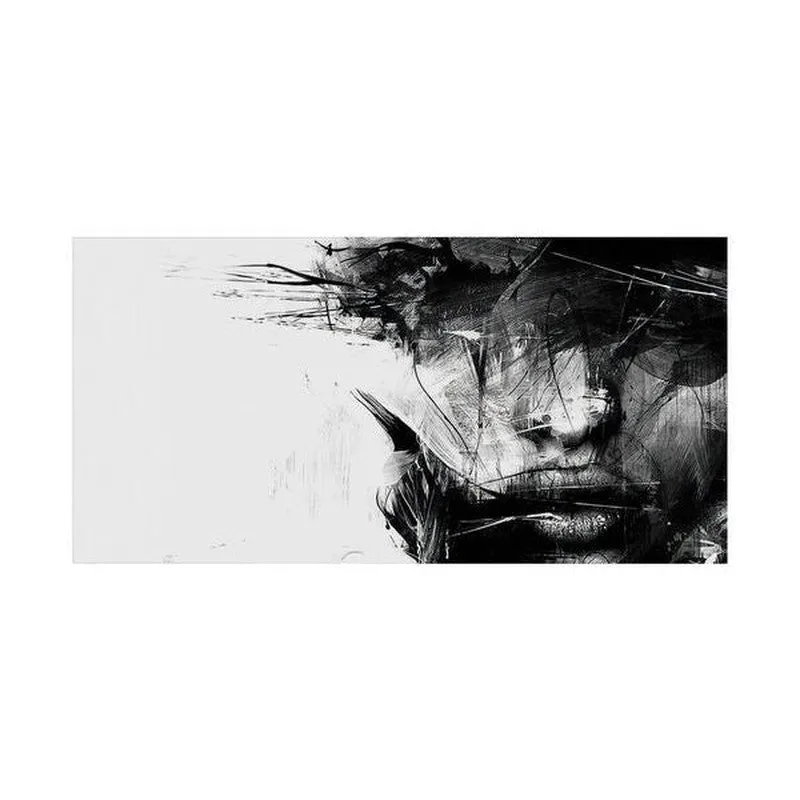 Unhappy Face Wall Painting media 4