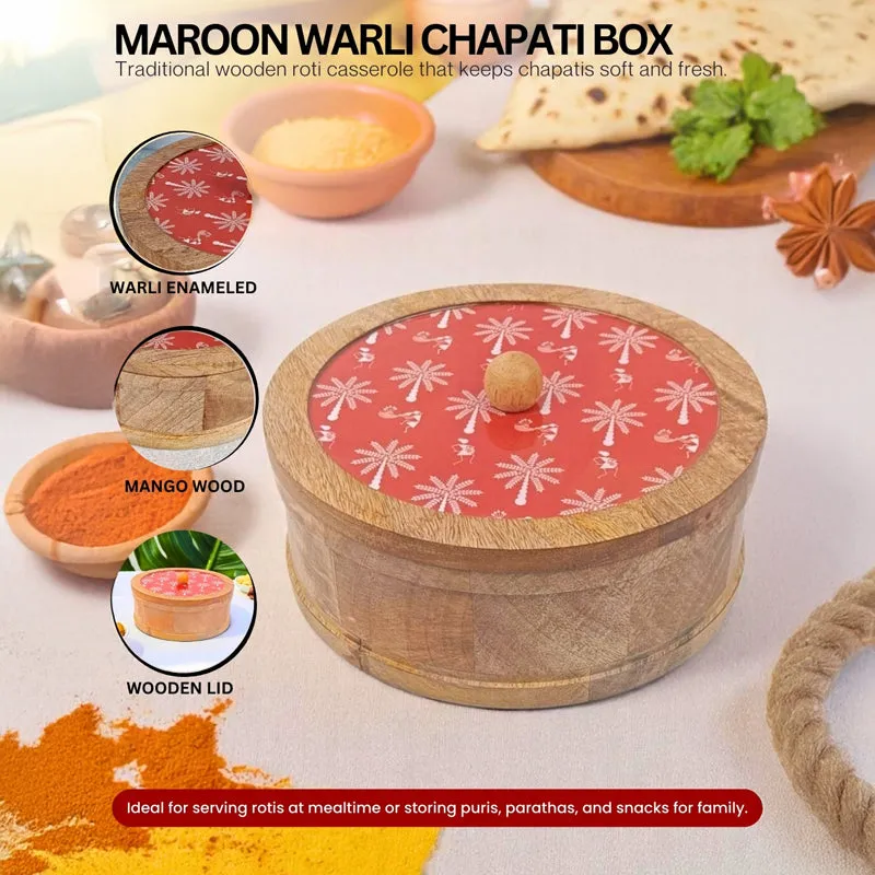 Rasva I Wood Roti Box - Red media 6