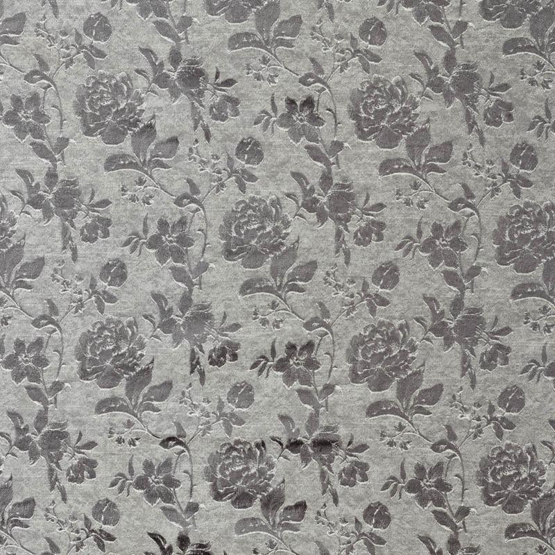 Gulaab Jacquard Single Curtain (Charcoal) media 4