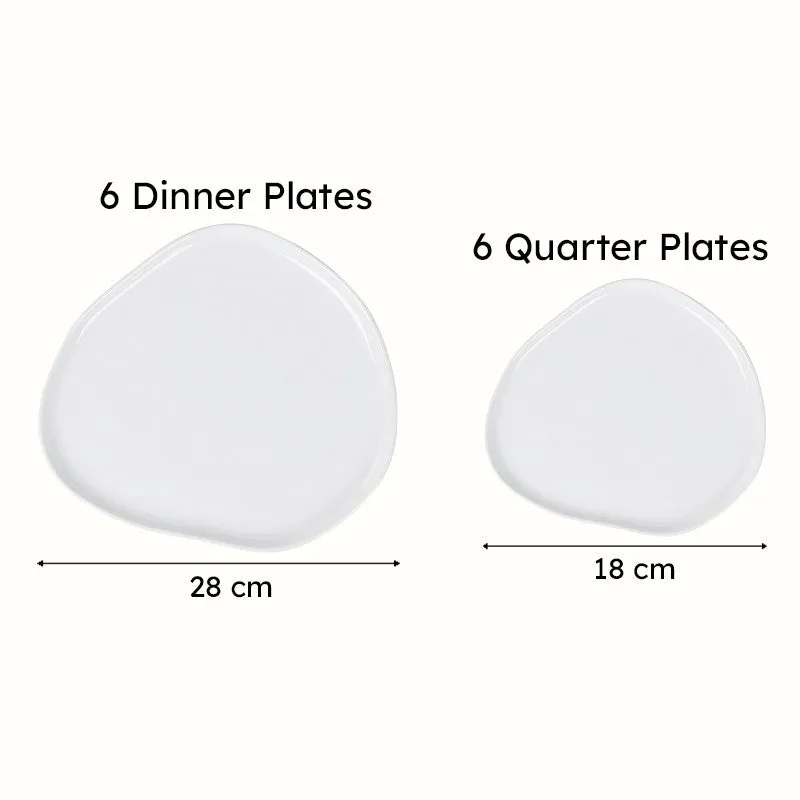 Organa Ceramic Dinner Set (Sage Green) - 12 Piece Set media 10