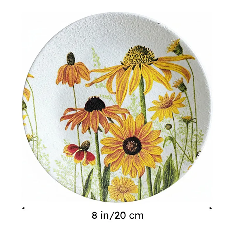 Sunflower Field Decorative Plate media 7