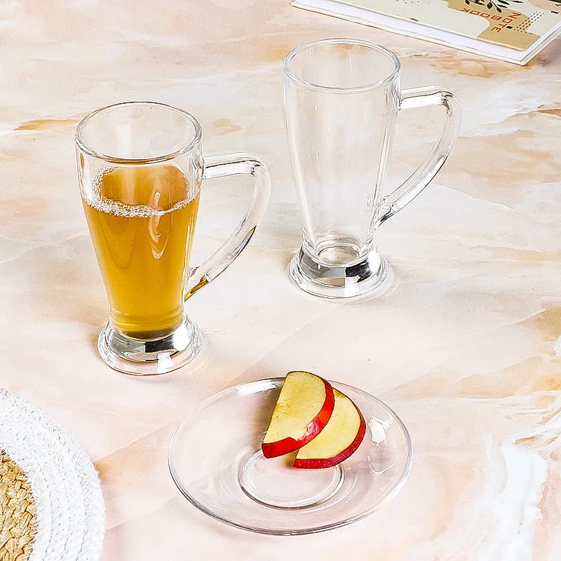 Syra (250 ML Each) Beer Glass & Snack Plate Combo - Three Piece Set media 3
