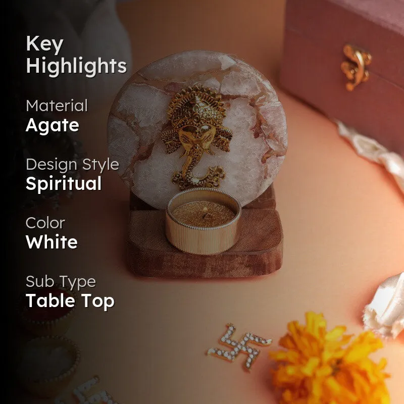 Mystic Harmony Ganesha Tealight Holder media 2