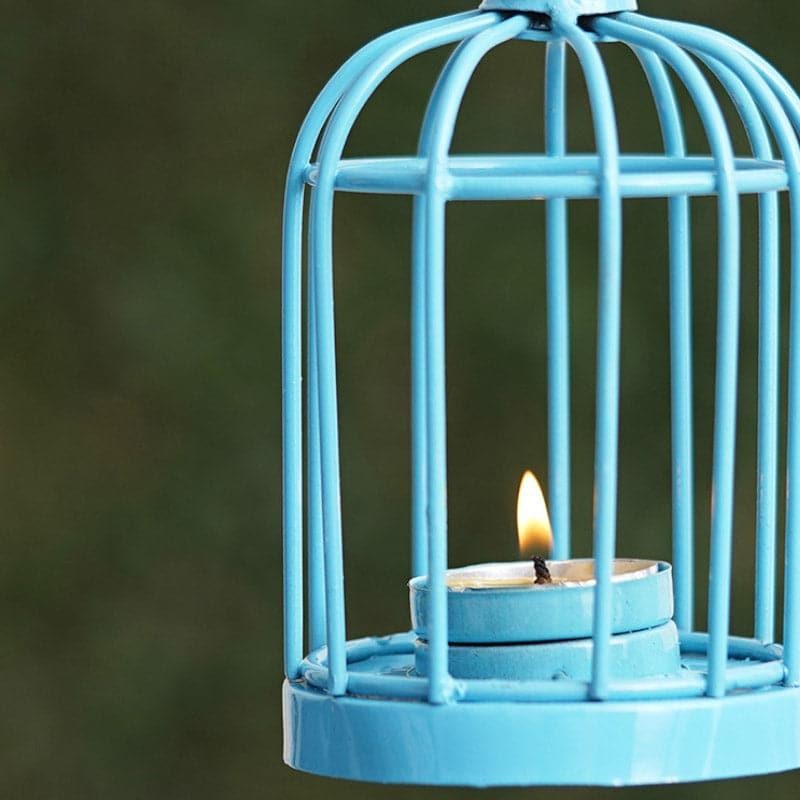 Bird Home Tealight Candle Holder - Blue media 5