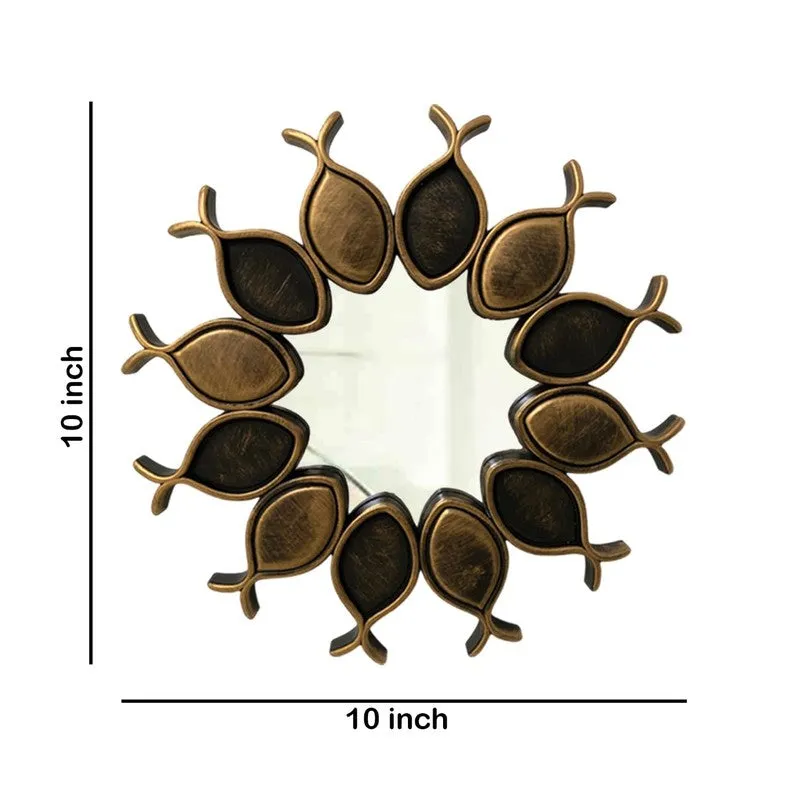 Glimmerra Glass Wall Mirror (Brown) - Set Of Three media 6