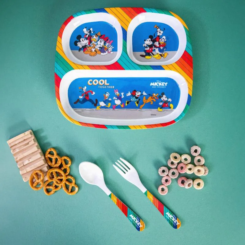 Servewell Cool Mickey Kids Dining Set - Five Piece Set media 1