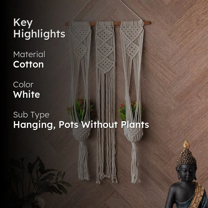 Fenne Macrame Planter media 2