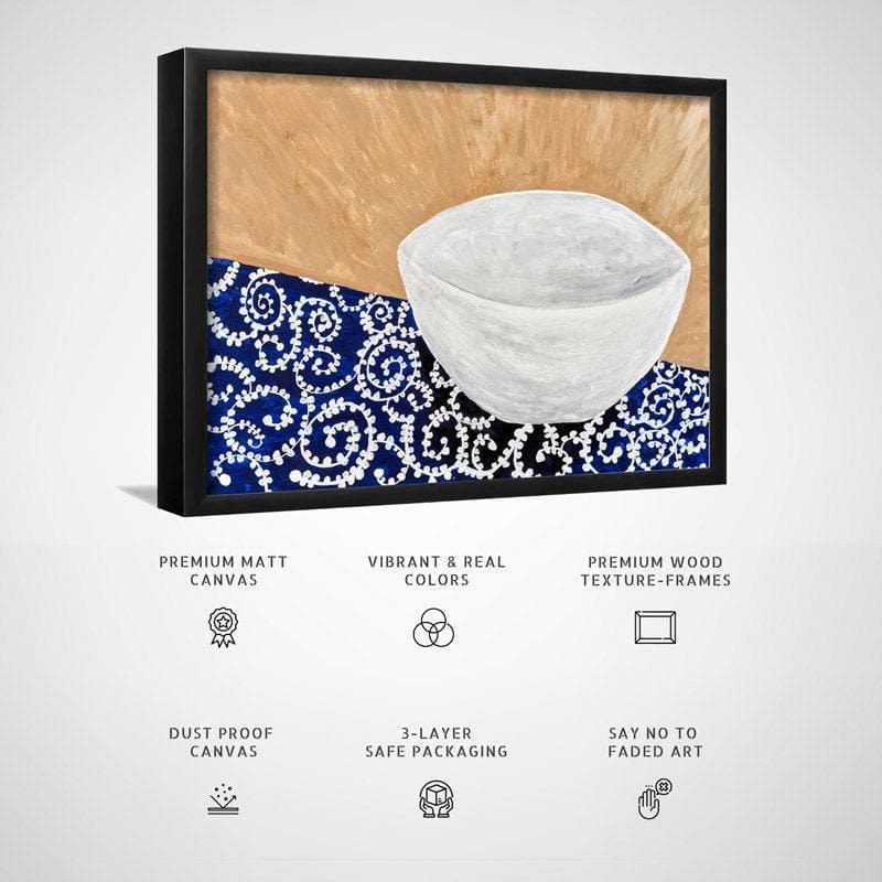 Glowbowl Canvas Wall Painting - Black Frame media 5