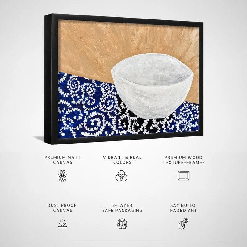 Glowbowl Canvas Wall Painting - Black Frame media 5