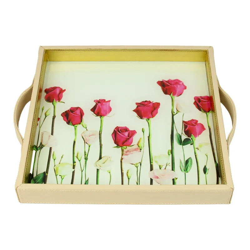 Rosavia II Serving Tray - Square media 3