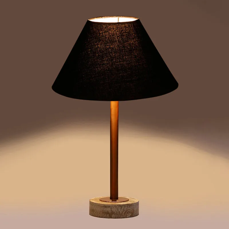 Cotin II Rodin Wooden Table Lamp - Black,Copper,White media 6