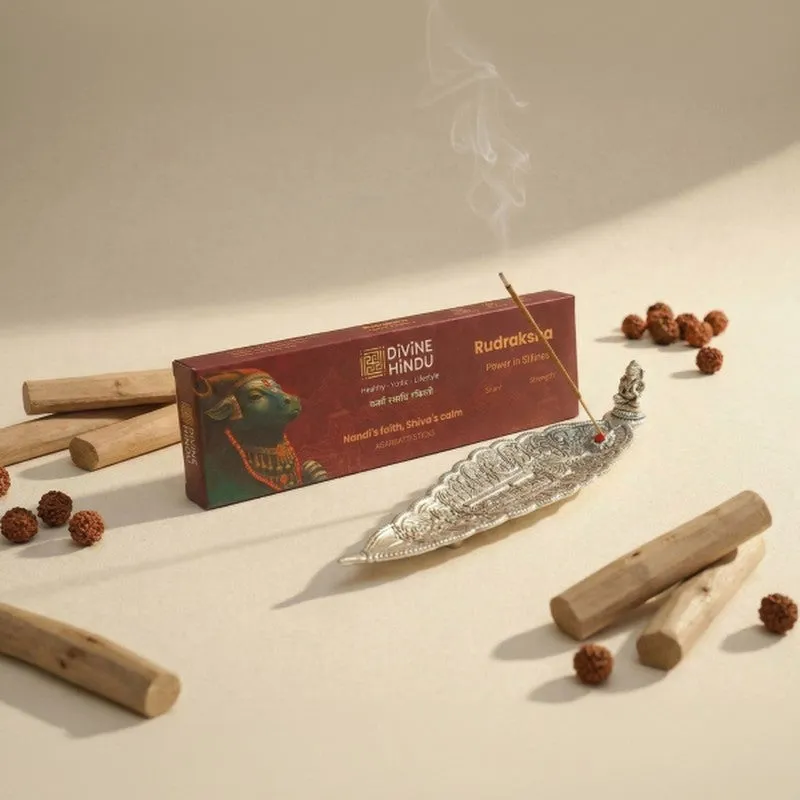 Sacred Feather Incense Holder With 30 Incense Sticks media 3
